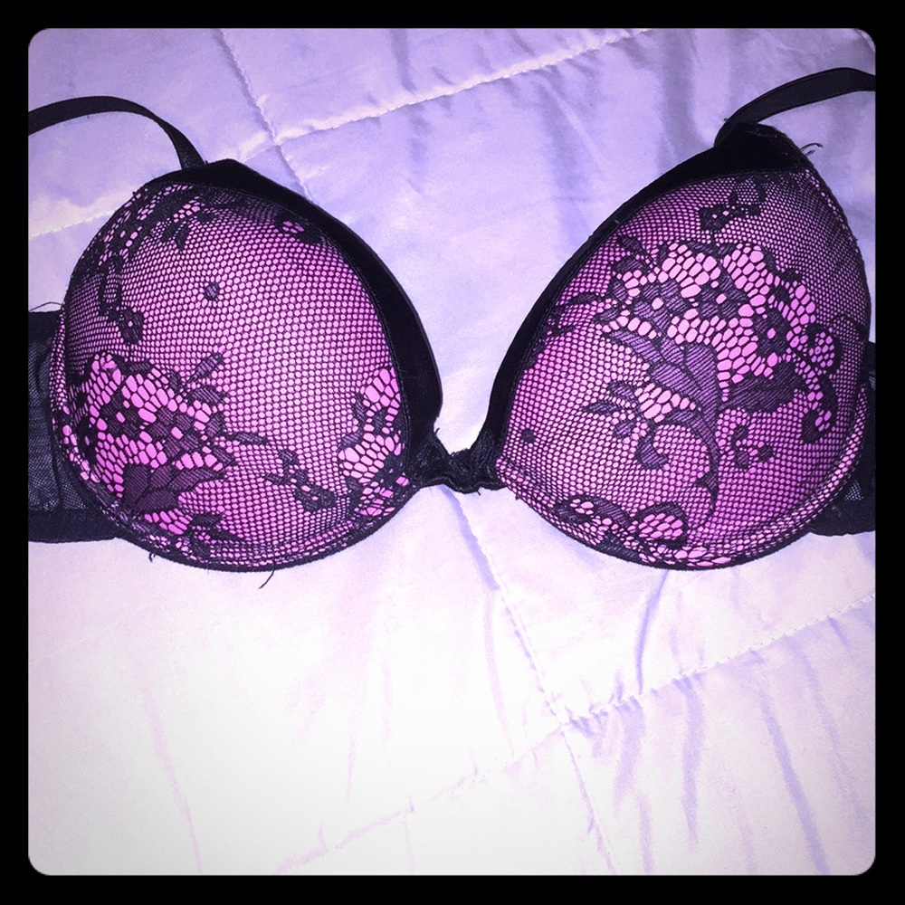 Pink and Black 36b bra